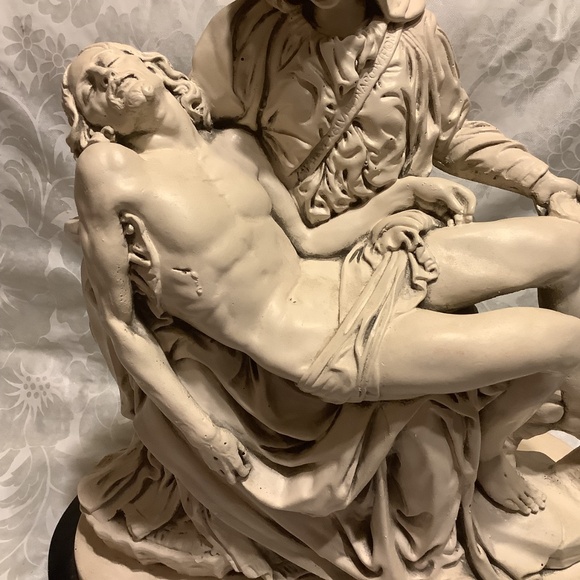 Pieta statue Jesus Christ+Mary sculpture blessed Virgin mother statue figurine - Picture 4 of 13